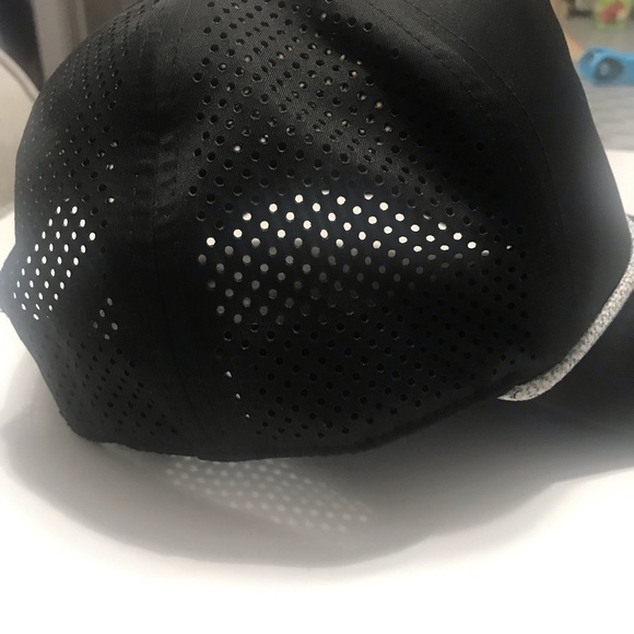 BYLT Cap Hat Mesh Vented Baseball Cap One Size Black Rope Detail OS - Picture 4 of 5